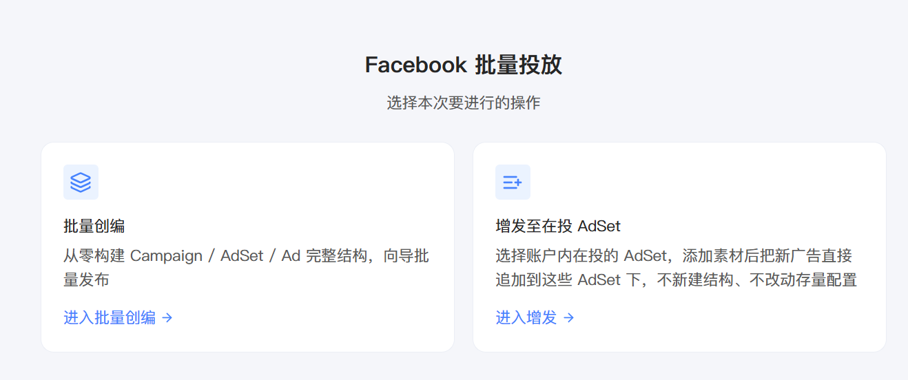 Facebook广告批量创建工具与步骤